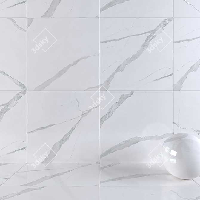 Multi-Texture HD Wall Tiles 3D model image 1