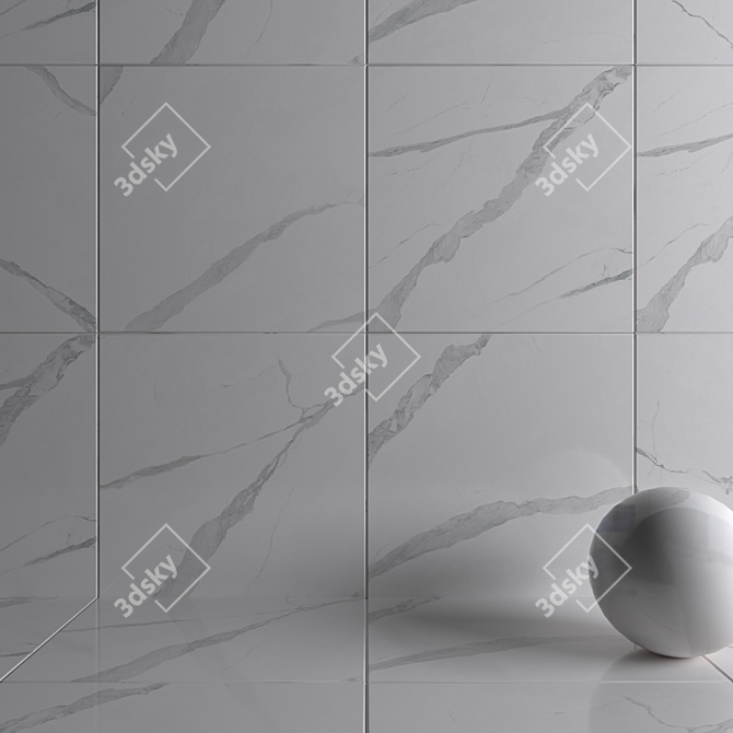 Multi-Texture HD Wall Tiles 3D model image 3