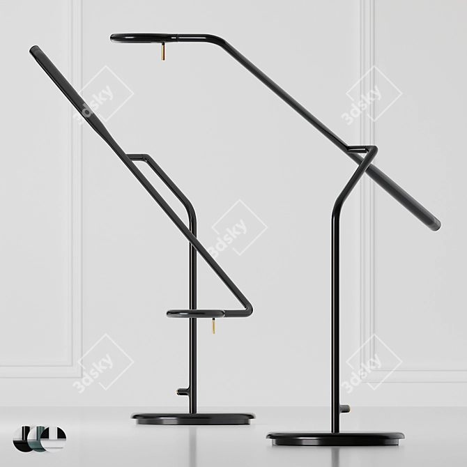 Normann Copenhagen Flow Table Lamp 3D model image 1