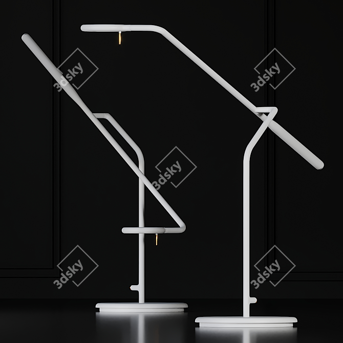 Normann Copenhagen Flow Table Lamp 3D model image 3