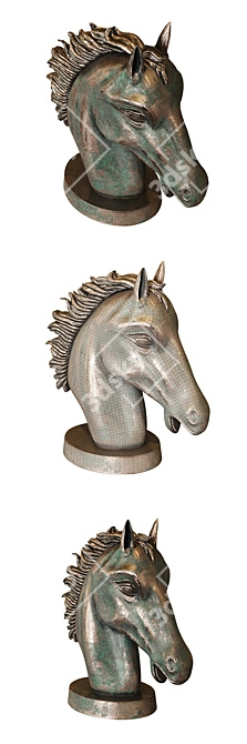 4K Textured Horse Model - V-Ray & Corona Compatible 3D model image 3