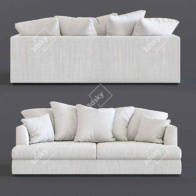 Elegant Eichholtz Taylor Lounge Sofa 3D model image 1