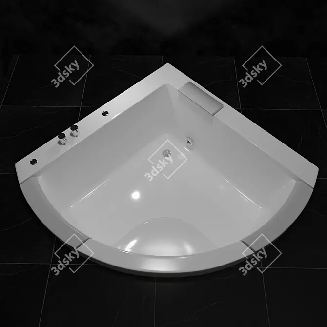 Luxurious TOTO PVS1540LJ Bathtub 3D model image 1