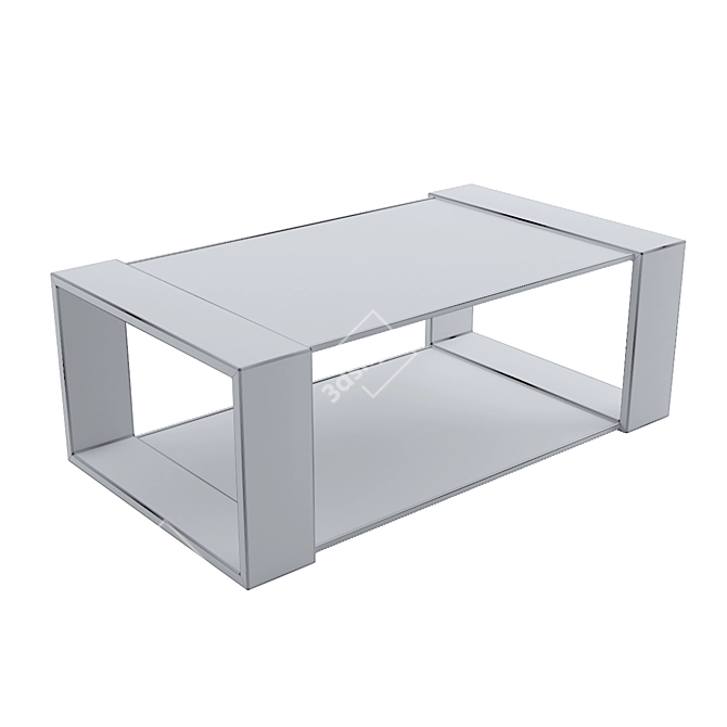 Modern High-Tech Coffee Table 3D model image 2