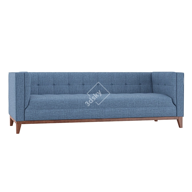 Luxury Comfort: Malin Sofa 3D model image 2
