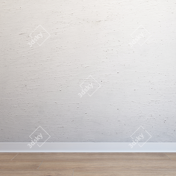 Seamless Concrete Texture 3D model image 1