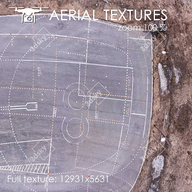 Title: Aerial Exterior Texture for Medium and Far Shots 3D model image 3