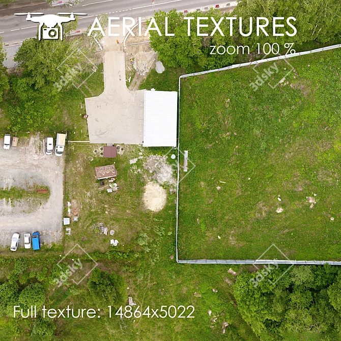Aerial Texture for Exterior Designs 3D model image 2