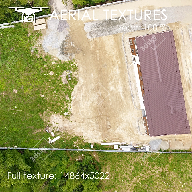 Aerial Texture for Exterior Designs 3D model image 3