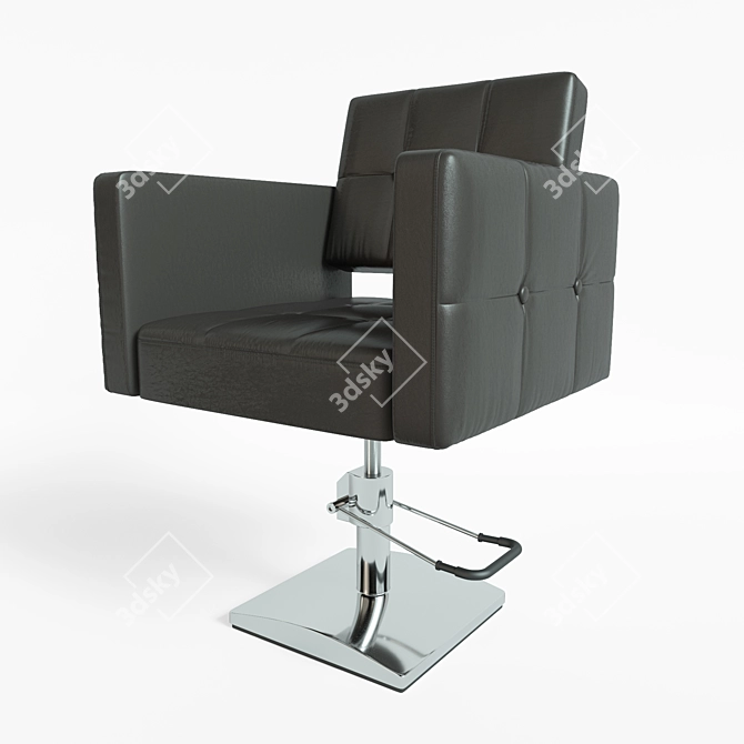 Aurora Salon Styling Chair 3D model image 1