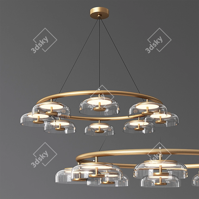 4 Ceiling Light Set: Nocturne, Blossi, Orion, Casandra 3D model image 3