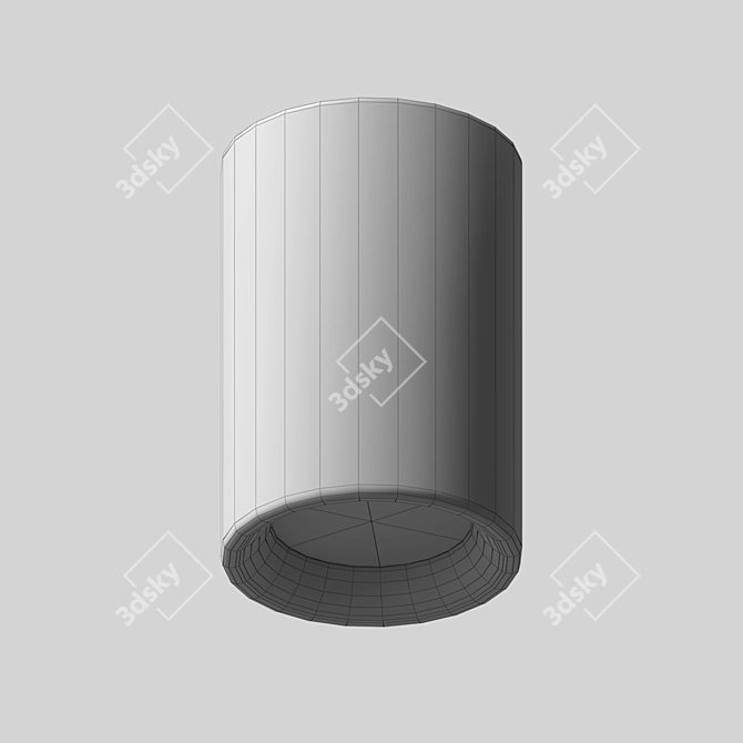 Minimalist Concrete Lamps 3D model image 2