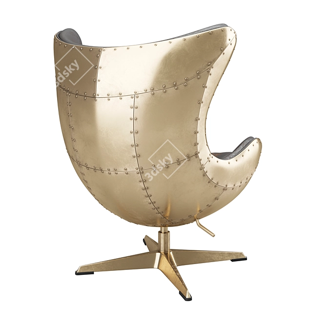 Aviator Egg Chair 3D model image 2