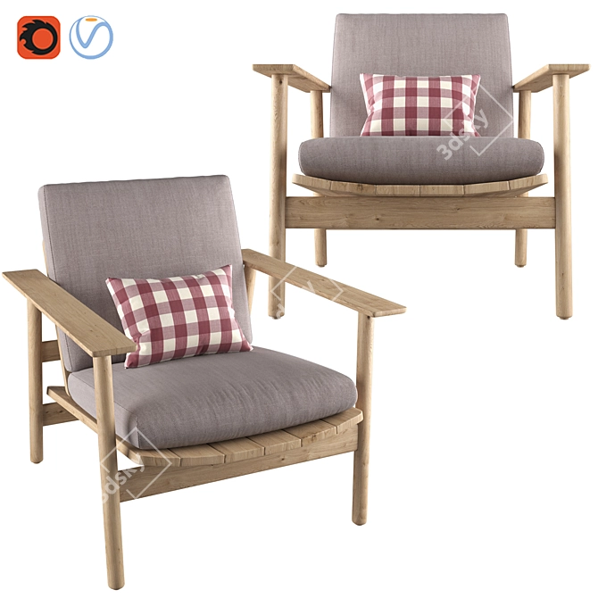 Riva Outdoor Furniture Collection 3D model image 2