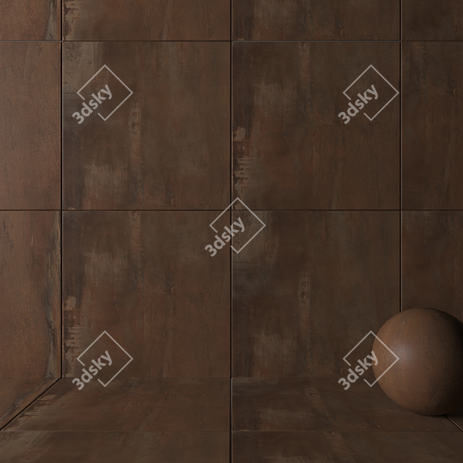 Multi-Texture HD Wall Tiles 3D model image 2