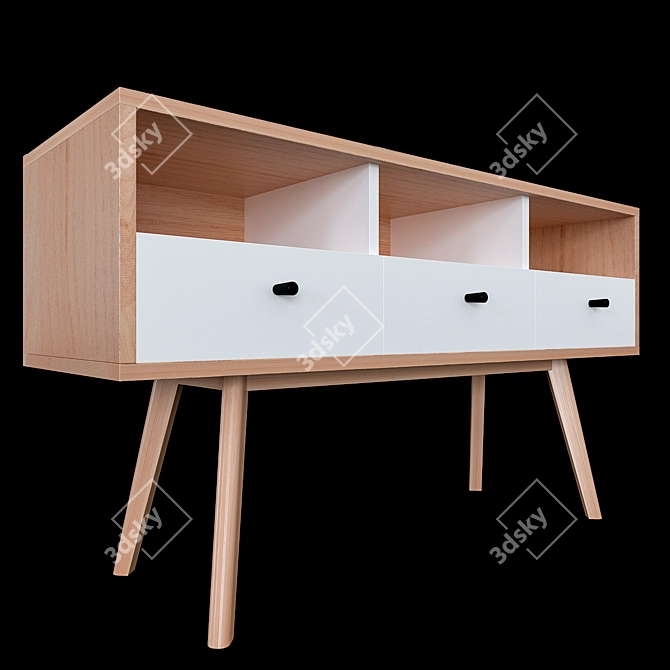 Modern TV Stand | Tucson 3D model image 2