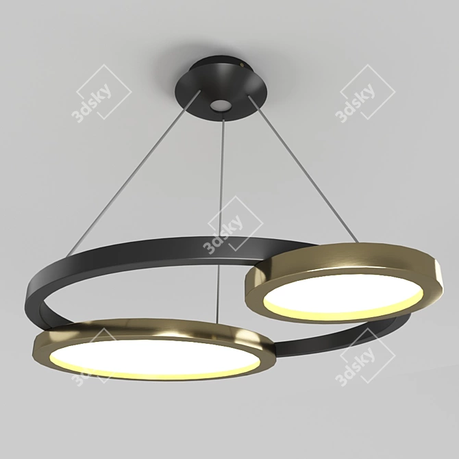 Modern LED Pendant Chandelier 3D model image 1