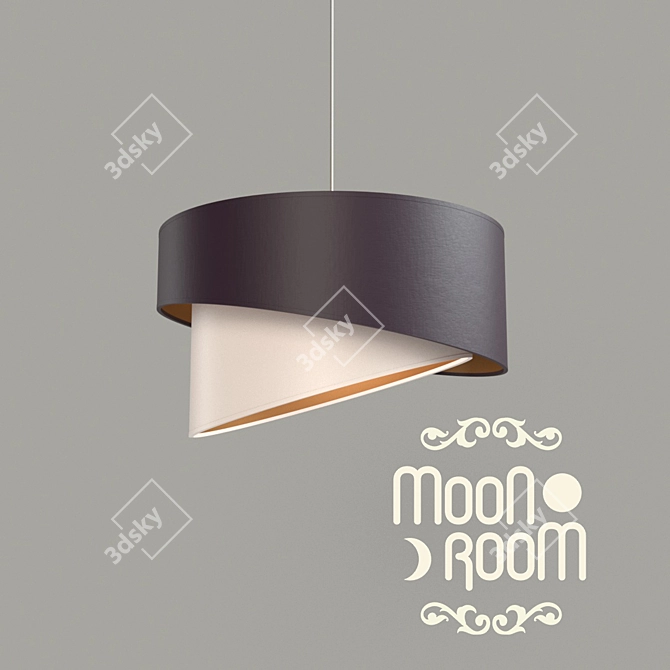 Cascade Pendant Lampshade by Moon Room 3D model image 1