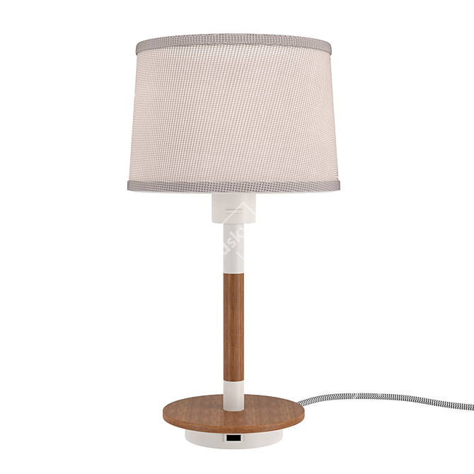 NORDICA 2 Table Lamp: Elegant and Energy Efficient 3D model image 1