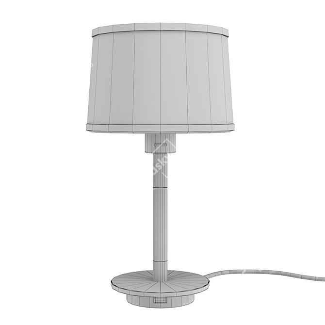 NORDICA 2 Table Lamp: Elegant and Energy Efficient 3D model image 2