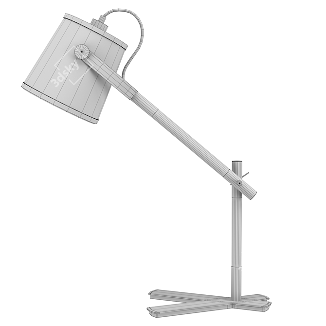 NORDICA Table Lamp: Elegant and Energy-saving 3D model image 2