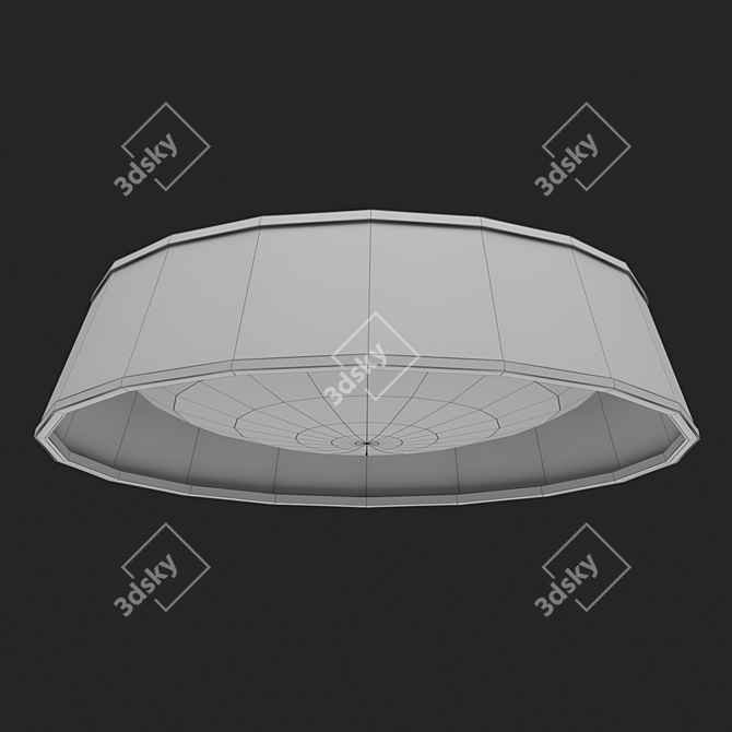 NORDICA Ceiling Light: Elegant and Energy-Efficient 3D model image 2