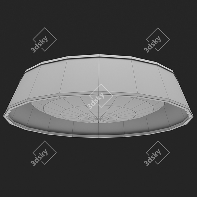 NORDICA Ceiling Light: Elegant and Energy-Efficient 3D model image 2