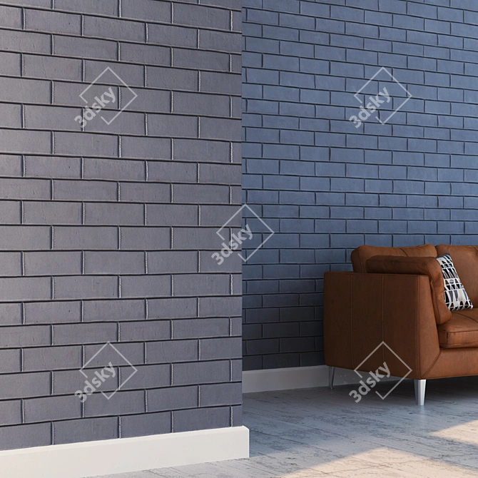 Seamless Brick Texture Bundle 3D model image 3