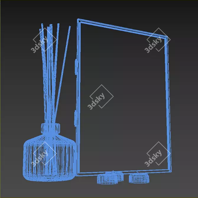 Eternal Blooms Frame 3D model image 2