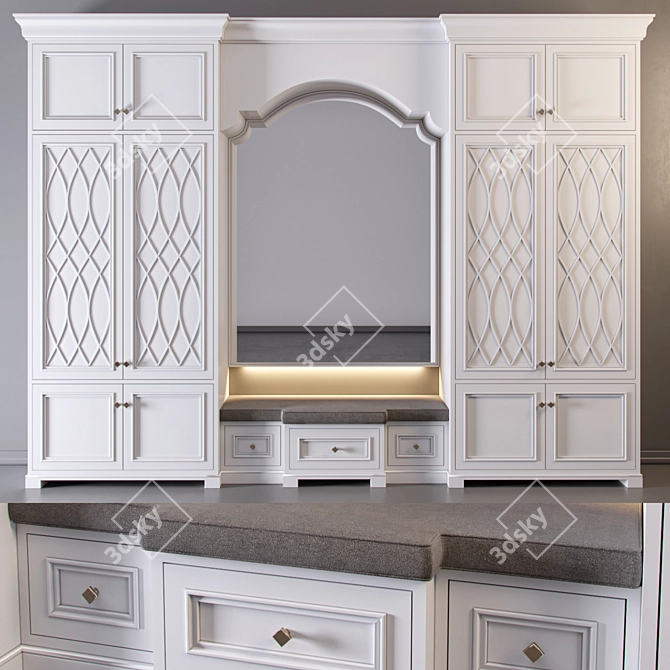 39-Cabinet: Sleek and Spacious 3D model image 1