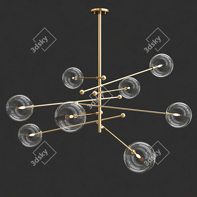 Elegant Glass Bole Collection 3D model image 3