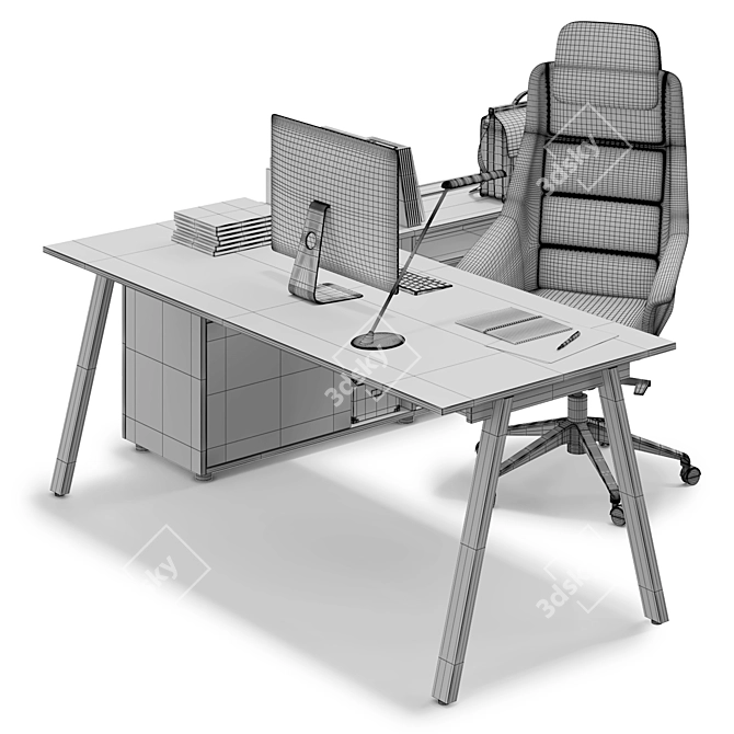 LAS 5th Element: Revolutionary Office Workspace 3D model image 3