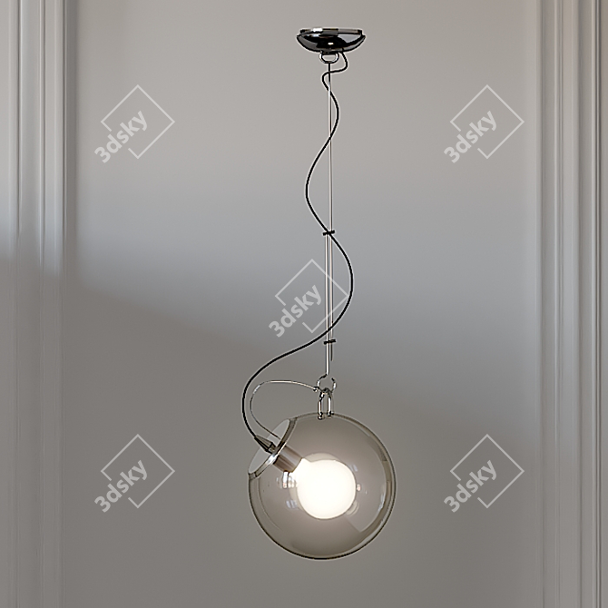 Nordic Glass Miconos Suspension Lamp 3D model image 2