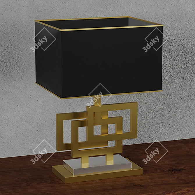 Sleek Bedside Lamps: Poly 1641 3D model image 3