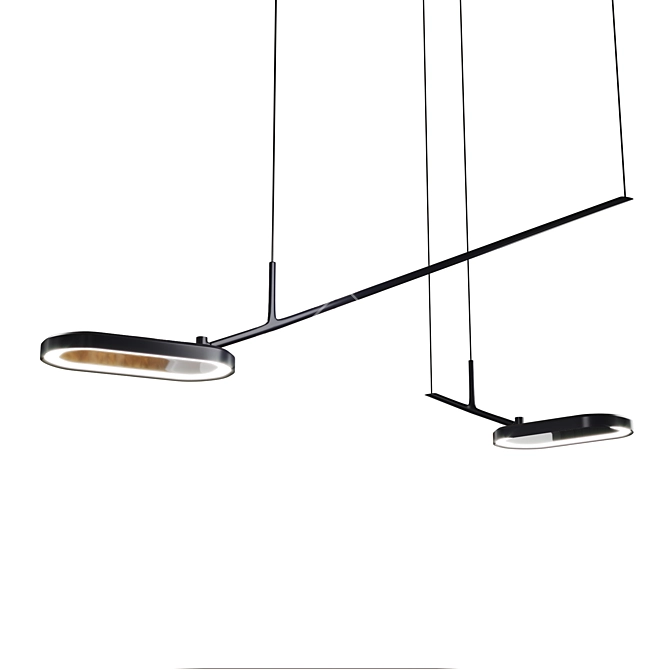 SVOYA Studio Soaring Lights: Elegant and Chic 3D model image 1