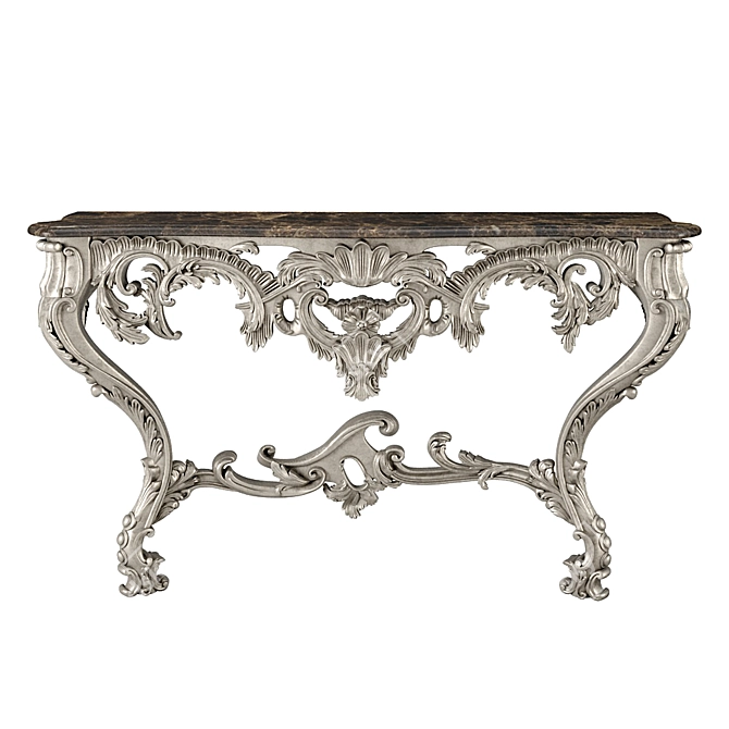 Elegant Eleanor Romano Console: Handcrafted Home Décor 3D model image 3