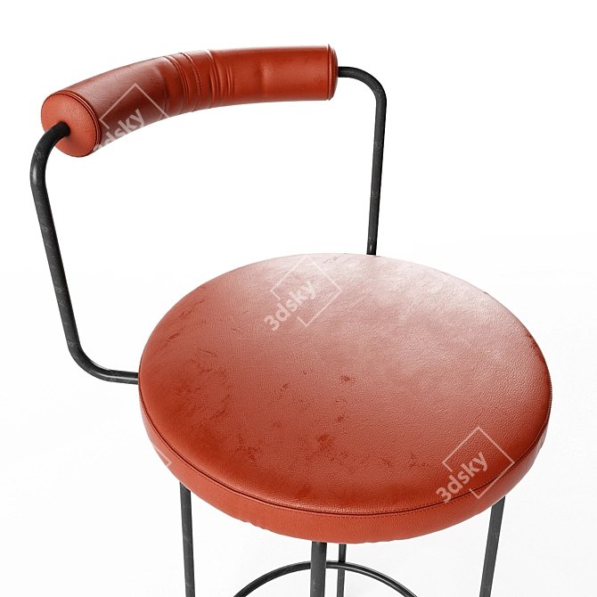 Grazia & Co Australian-Made Stool 3D model image 2