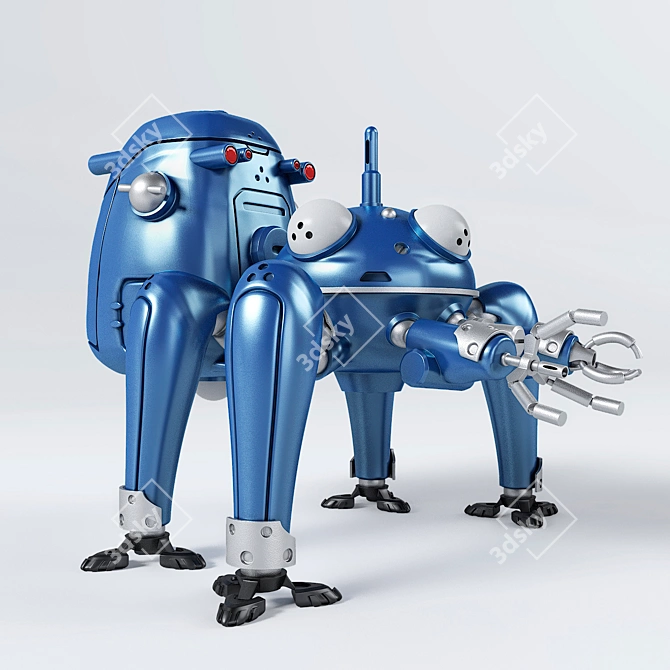 AI Walker Robot Tachikoma 3D model image 1