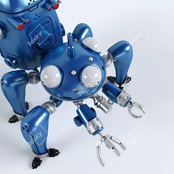 AI Walker Robot Tachikoma 3D model image 2