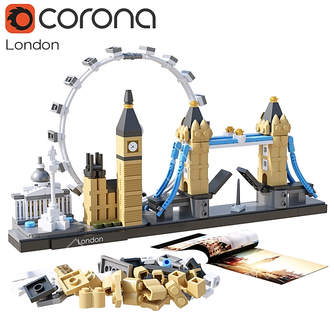 LEGO London Building Set 3D model image 1