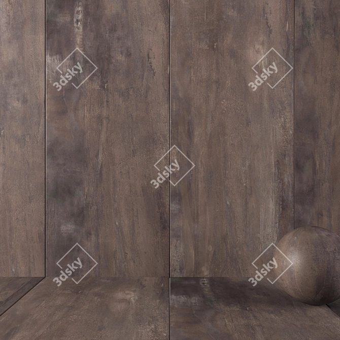 HD Multitexture Wall Tiles 3D model image 1