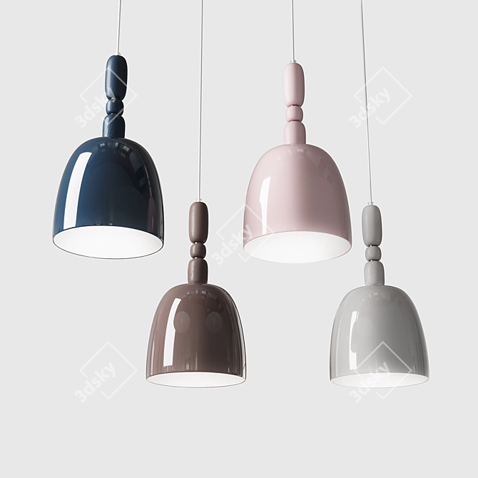 Cece Pendant Lamp  Stylish Lighting for Modern Spaces 3D model image 1