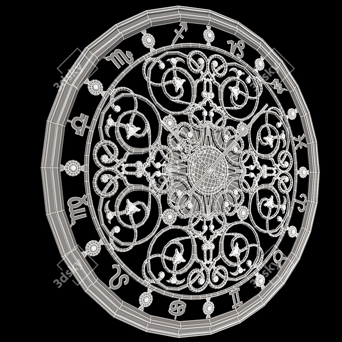 Zodiac LED Wall Decor 3D model image 3