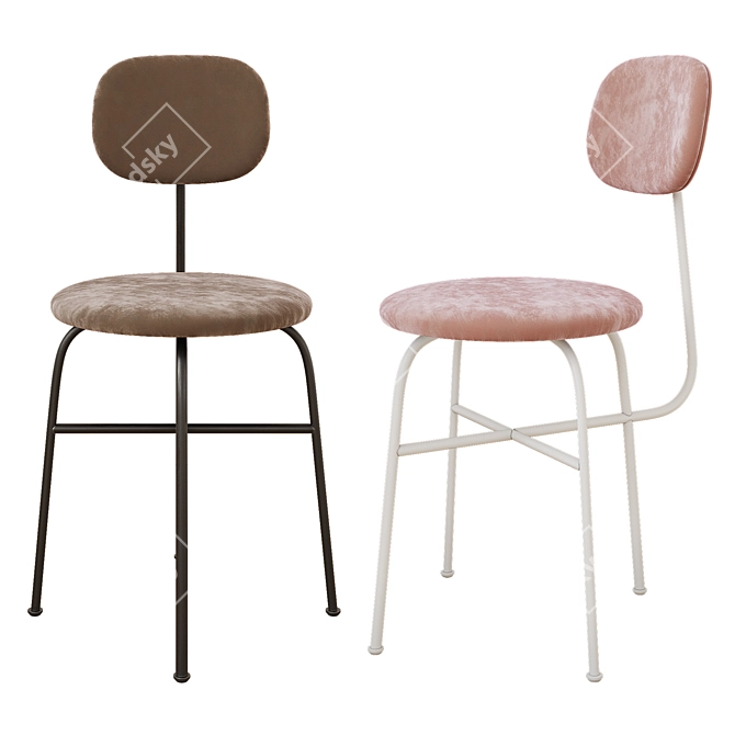 Sleek Afteroom Dining Chair 3D model image 1