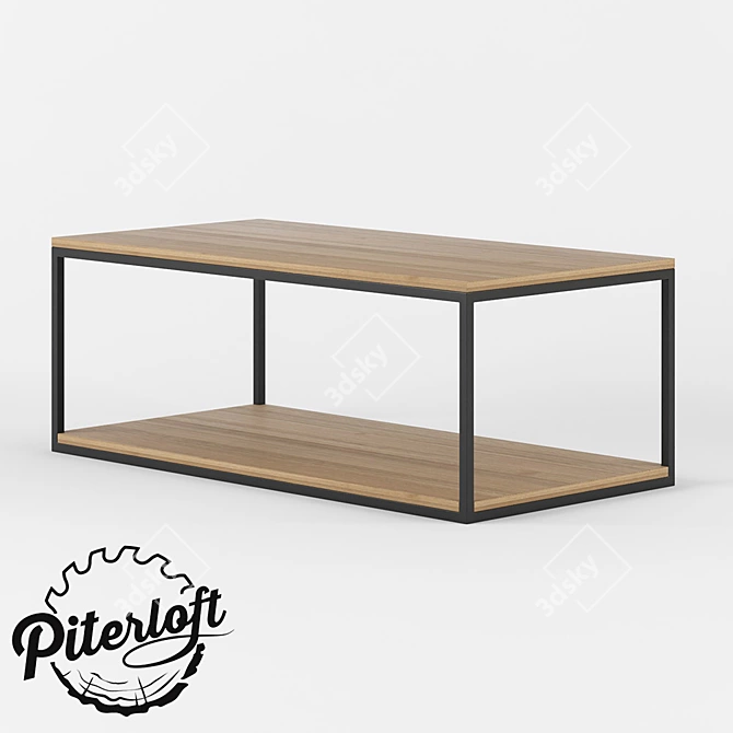 Piterloft Coffee Table Trey 3D model image 1