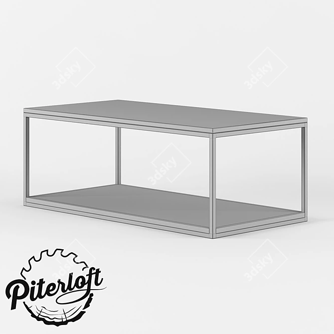 Piterloft Coffee Table Trey 3D model image 2