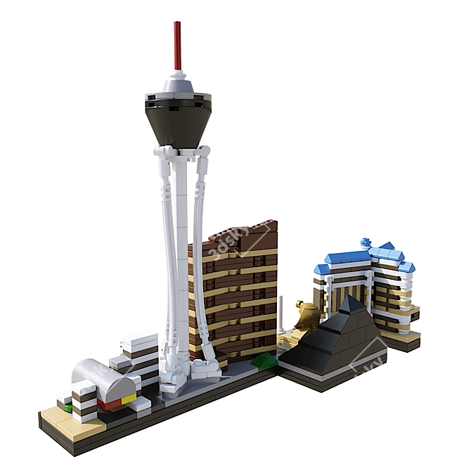 LEGO Las Vegas Building Set 3D model image 2