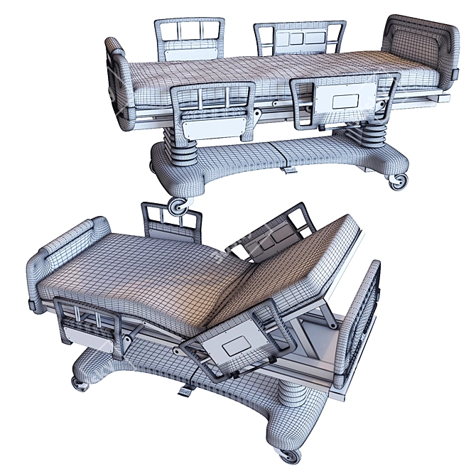 300k Poly Hospital Equipment 3D model image 2