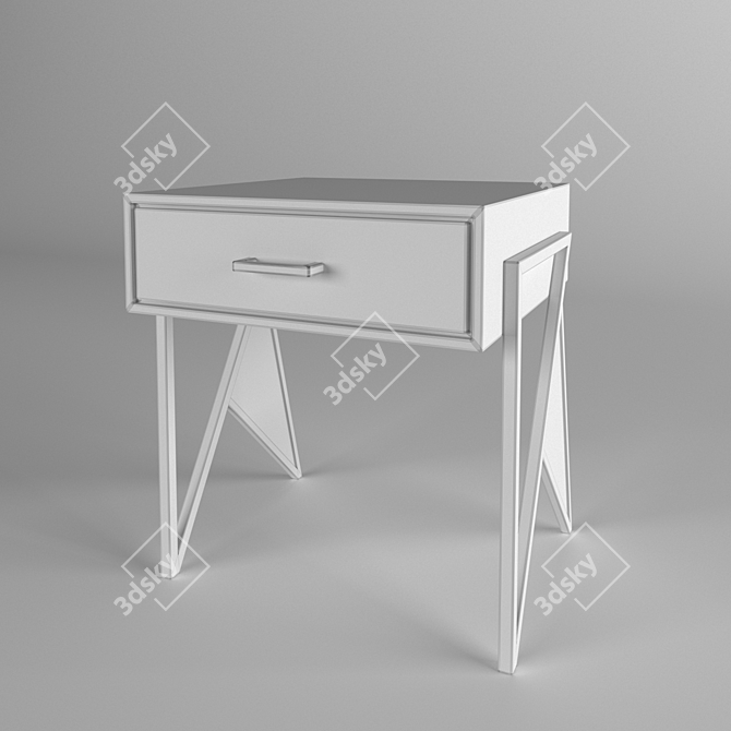 Sleek Drawer Organizer 3D model image 2