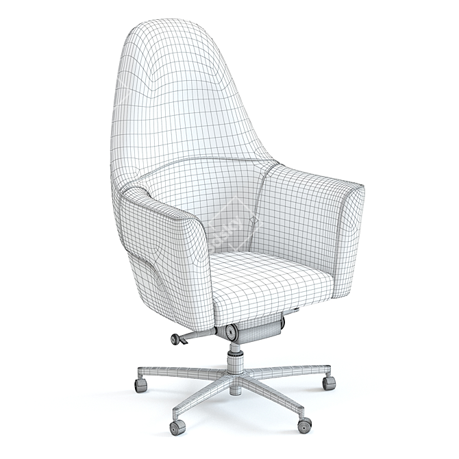 Smania Magnum Swivel Chair: Stylish and Versatile 3D model image 2